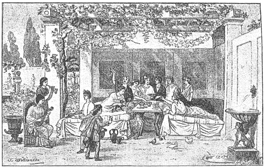Tabula convīvārum cenantium pīcta