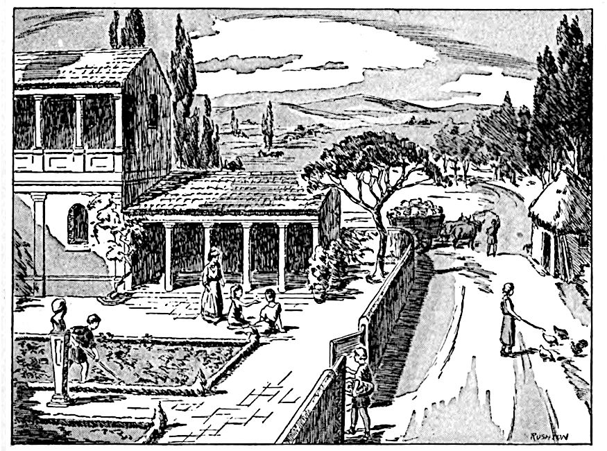 Tabula vīllae Rōmānae picta