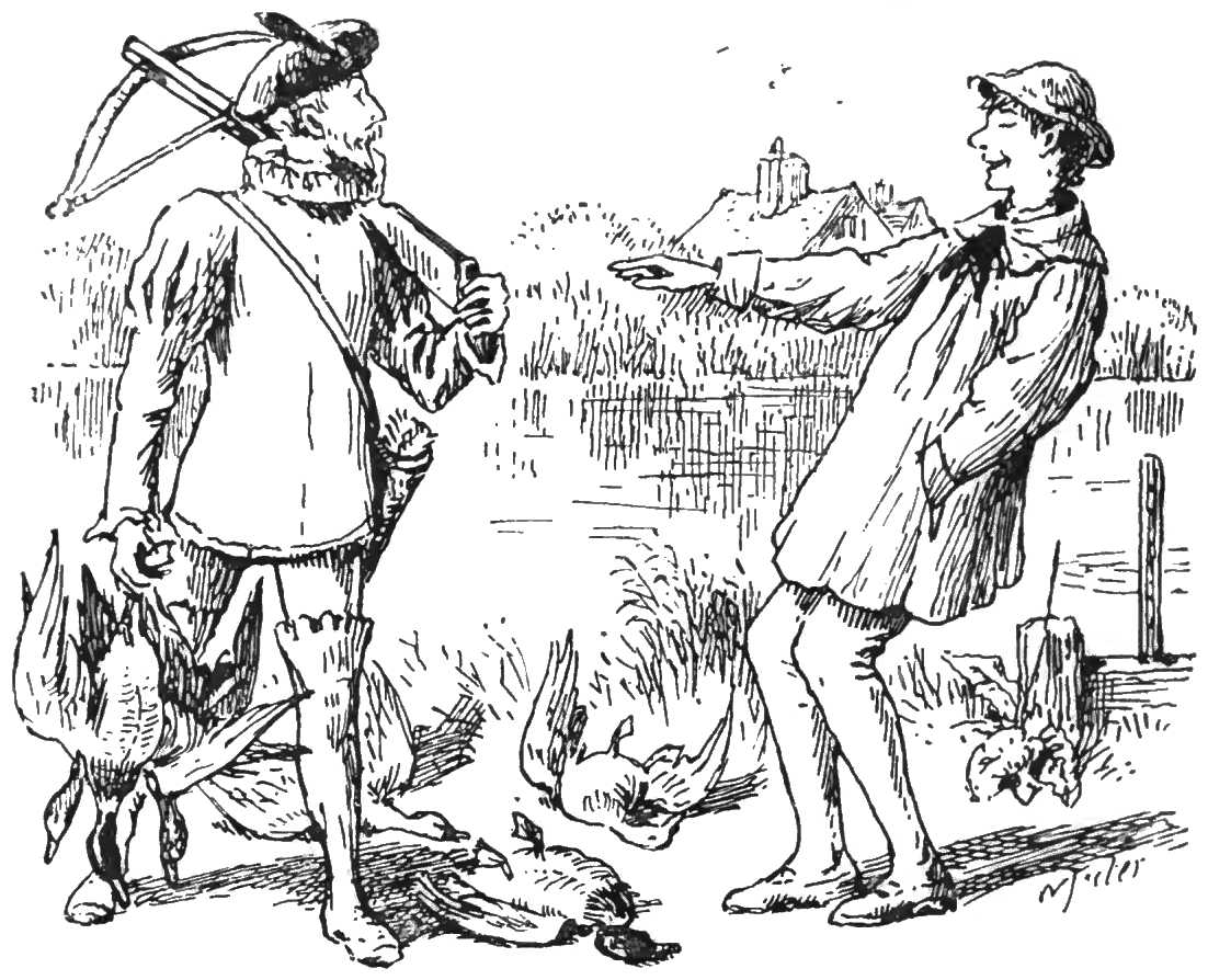 Tabula vēnātōris anatēs ferentis picta